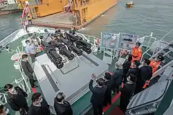 Anping class onboard multi-barrel Zhenhai rocket system