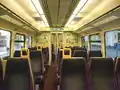 The interior of Standard Class accommodation of First Great Western Class 166