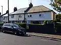 A terrace of four houses in Ruislip Street