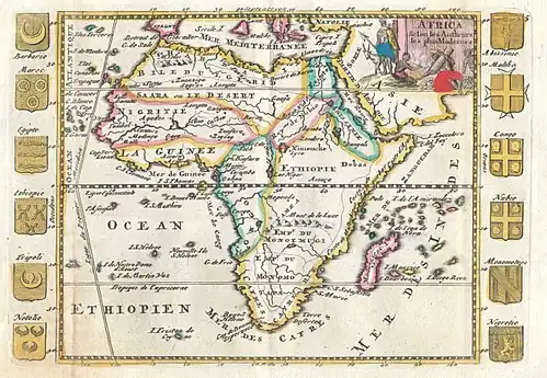 Image 9The Aethiopian Ocean depicted in a 1710 French map of Africa (from Atlantic Ocean)