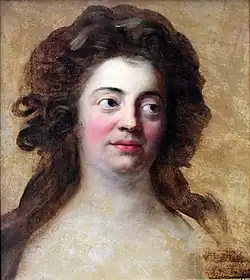 Portrait of Dorothea von Schlegel by Anton Graff