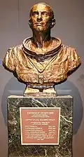 Bust of Stafford at the USAF Museum