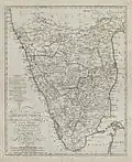 1804 German Edition of the Rennel Map of India - Geographicus