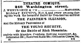 Advertisement, 1865