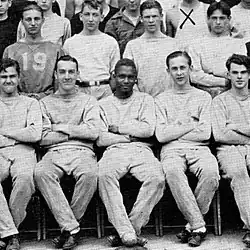 Ben Johnson, Captain of Track Team, Plymouth High School, 1933.