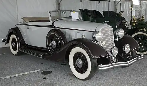 1934 Lincoln KA Coupe Roadster with a body designed by Dietrich