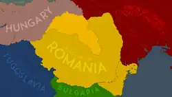 Romania on 30 August 1940, after the Second Vienna Award. The Hungarian advance into Northern Transylvania began on the 5th of September.