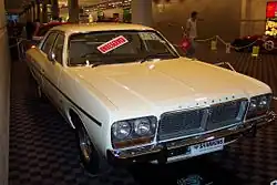 The last Australian Valiant, built 28 August 1981 after Chrysler Australia had been sold off to Mitsubishi