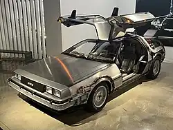 DeLorean used in the filming of Back to the Future