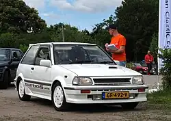 Pre-facelift Toyota Starlet 1.3 Turbo S Limited 3-door (EP71, Japanese market imported to Netherlands)