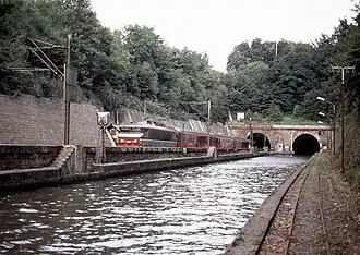 Tunnel of the Marne-Rhine Canal in Arzviller
