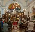 Iconostasis in a church in Piana degli Albanesi, Sicily