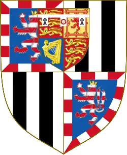 Arms of George Mountbatten, 2nd Marquess of Milford Haven and Louis Mountbatten, Earl Mountbatten of Burma