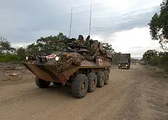 ASLAV-A on exercise