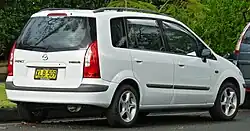 2001–2002 Mazda Premacy (CP) hatchback (Australia; pre-facelift)
