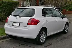 Pre-facelift Corolla Conquest Seca hatchback (ZRE152, Australia)