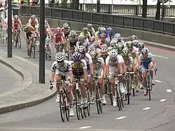 Stage 8 of the 2009 Tour of Britain in London.