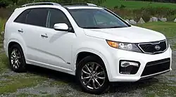 2011 Kia Sorento SX (US; pre-facelift)