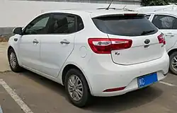 Kia K2 hatchback (China; pre-facelift)