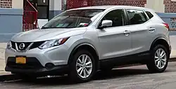 2017 Nissan Rogue Sport S AWD (US; pre-facelift)