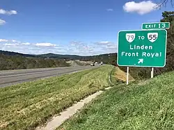 I-66 in Apple Mountain Lake