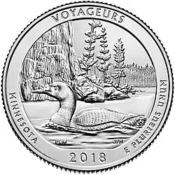 Voyageurs National Park quarter
