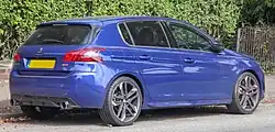 Peugeot 308 GTi (facelift) rear