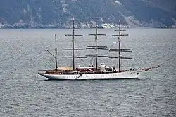 Sea Cloud in Portofino, Italy