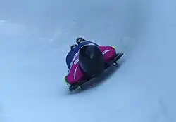 Lucas Carvalho at skeleton