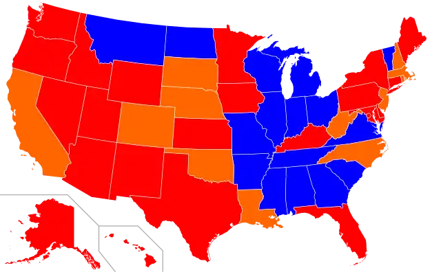2020 Democratic presidential primary voter participation rules &nbsp;&nbsp;Open primary &nbsp;&nbsp;Semi-closed primary &nbsp;&nbsp;Closed primary &nbsp;&nbsp;Canceled
