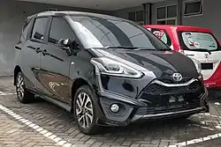 2021 Sienta 1.5 Q (NSP170; facelift, Indonesia)