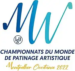 Logo of the 2022 World Figure Skating Championships