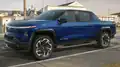 Chevrolet Silverado EV at a parking lot.