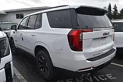 Rear view featuring new taillights