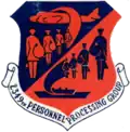 Emblem of the USAF 2349th Personnel Processing Group