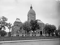 Exterior of building.