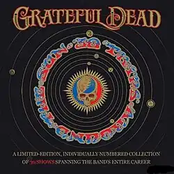 Drawing of the solar system with astronomical symbols for the planets and a lightning bolt skull as the sun