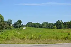 Fields north of Vinton