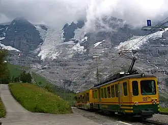 The Eiger Glacier and the Wengernalpbahn, Wengernalp, Switzerland