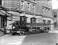 Aerial American LaFrance, Adelaide Street Firehall c. 1934