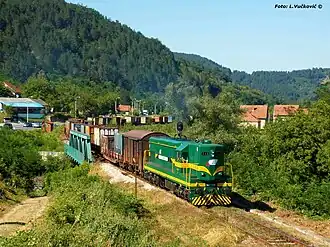 Serbian freight train