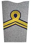 Sleeve insignia on uniform m/1906 for a major.