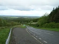 Garrowby Hill with Emergency Stopping Track