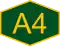 A4 highway logo