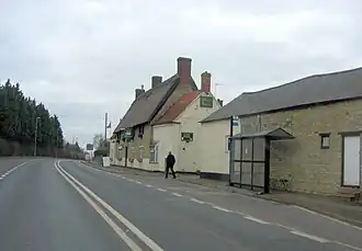 A508 passes The White Hart Public House (geograph 3345421).jpg
