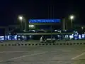 Anand Vihar Terminal at night.