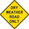 (W5-SA115) Dry Weather Road Only (used in South Australia)