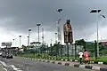 A road view of Gani Fawehinmi Park, Lagos-Nigeria