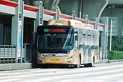Yutong bus on route B302