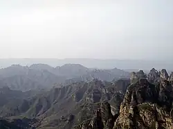 A rolling vista of Mount Langya.